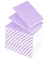 Notebook Lzerking Mini 9x14 cm, pacote com 36, roxo claro