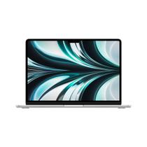 Notebook MacBook Air Apple, Tela de Retina 13", M2, 8GB RAM, CPU 8 Núcleos, GPU 8 Núcleos, SSD 256GB, Prateado - MLXY3BZ/A