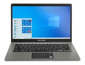 Notebook Multilaser Legacy PC131 Intel Quad Core Atom 2GB RAM HD Tela 14" Windows 10 32GB - Grafite