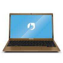 Notebook Positivo Motion Gold Q464C Intel Atom Quad Core Linux 14,1'' - Dourado