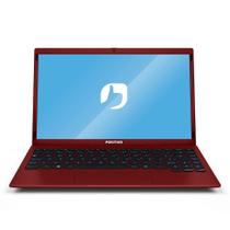 Notebook Positivo Motion Plus Q464b Intel Atom 4gb Ram 64gb 14" Led Windows 10 Home Vermelho