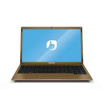 Notebook Positivo Motion Q4128ci Intel Atom Z8350 Linux 4gb Ram 128gb Emmc 14,1'' Led Hd - Dourado