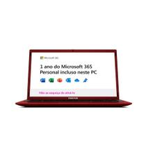 Notebook Positivo Motion Red Q464C-O Intel Atom Quad Core Windows 10 Home 14,1'' Vermelho Inclui Microsoft 365*