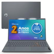Notebook Positivo Vision C15 Intel Celeron N4020 Linux 8GB RAM 256GB eMMC Lumina Bar 15.6” HD - Cinza