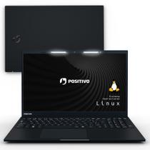 Notebook Positivo Vision i15 Intel Core i3-N300 Linux 8GB RAM 512GB SSD 15.6" Full HD Lumina BAR - Preto