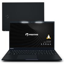 Notebook Positivo Vision R15 AMD Ryzen 5-5500U Linux 16GB RAM 256GB SSD Full HD 15.6” Lumina Bar Preto