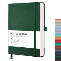 Notebook RETTACY A5 Pontilhado - 256 Páginas, 120g/m² - Verde Escuro