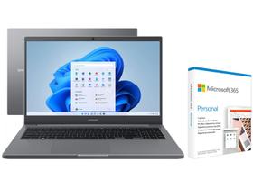 Notebook Samsung Book Intel Core i3 4GB - 256GB SSD + Microsoft 365 Personal 2020 Office 1TB