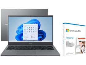 Notebook Samsung Book Intel Core i5 8GB 256GB SSD - Full HD + Microsoft 365 Personal 2020 Office 1TB
