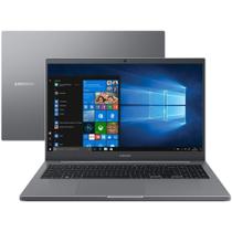 Notebook Samsung Book NP550 Intel Dual Core Celeron, Windows 10 Home, RAM 4GB, HD 500GB, Tela 15.6'' HD LED Chumbo