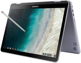 Notebook Samsung Chromebook Plus 12” FHD Touch Intel 1.5Ghz 4GB 32GB SSD OS Prata