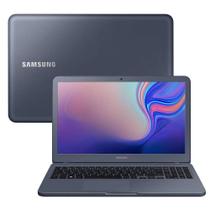Notebook Samsung Essentials E20 Intel Dual-Core Windows 10 Home 4GB RAM 500GB Memória Tela 15.6" HD LED Metallic Titanium - SAMSUNG