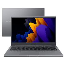 Notebook Samsung NP550 Intel Celeron 4GB 500GB W10 Tela Antirreflexiva 15,6 Cinza