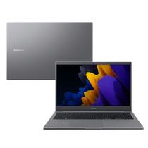 Notebook Samsung NP550XDAKO1BR, Tela FHD de 15.6" Intel Celeron HD 500GB 4GB RAM Windows 10 Cinza