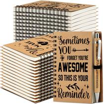 Notebook Tenceur Inspirational Gifts com caneta 36 conjuntos 10x14cm