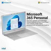Notebook Ultra Intel Celeron N4020, 4GB RAM, 120GB SSD, Tela 15.6 Windows 11