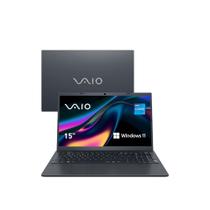 Notebook Vaio Fe 15 12ª 8gb 512gb Ssd, I5 Windows 11 Home Cinza Grafite