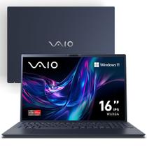 Notebook VAIO FE 16 AMD Ryzen 55625U Windows 11 Home 12GB 512GB SSD Tela 16 IPS WUXGA Antireflexo Cinza Grafite Notebook VAIO FE 16 AMD Ryzen 55625U Windows 11 Home 12GB 512GB SSD Tela 16 IPS WUXGA Antireflexo Cinza Grafite