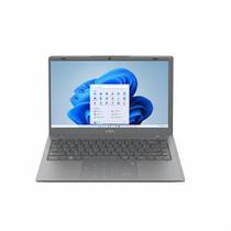 Notebook, Windows 11 Home, Tela 14 Pol. HD, Pentium Gold 6500Y, 4GB, 128GB eMMC Cinza Ultra - UB364