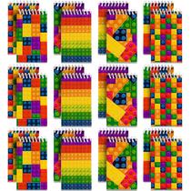 Notebooks Bedwina Mini Building Block Spiral, pacote com 32 Notebooks Bedwina Mini Building Block Spiral, pacote com 32