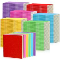 Notebooks Thenshop, pacote com 300, mini cadernos de desenho em branco de bolso