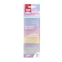 NOTINHAS AUTOADESIVAS DEGRADÊ TRIS HOLIC - 3 Blocos de 100 Folhas