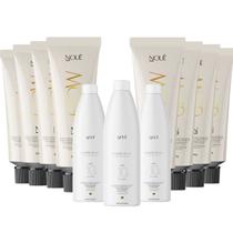 Nouê 8 Colorações Glow 3 Águas Oxigenadas Camuflagem Tonalizante