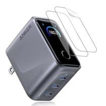 NOUKAJU 2 unidades Protetor de tela para Anker Prime Charger 160W, material TPU, resistente a arranhões, alta transparência, protetor de tela macio para carregador Anker Prime 160W (A2687) (não é vidro temperado)