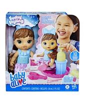 Nova baby alive salão de beleza espuma sudsy styling morena f5113 hasbro
