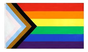 Nova Bandeira Do Orgulho Gay Lgbt+ Arco Íris - 150x90 Cm