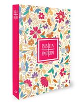 Nova Bíblia Pastoral Colorida Floral - Capa Dura - paulus