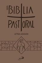 Nova Bíblia Pastoral - Letra Grande - Capa Marrom c/zíper - Paulus
