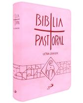 Nova Bíblia Pastoral - Letra Grande - Rosa - PAULUS