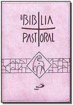 Nova biblia pastoral - livro de bolso, capa rosa c
