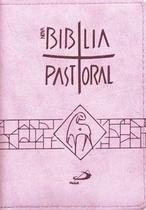 Nova Bíblia Pastoral - Média - Zíper rosa Nova Bíblia Pastoral - Média - Zíper rosa