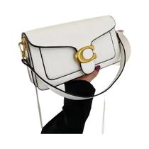 Nova bolsa de ombro elegante deste ano com duas alças e uma pequena bolsa quadrada diagonal