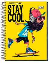Nova Caderno Pequeno STAY COOL Sortido 96 Folhas
