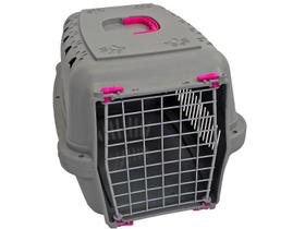 Nova Caixa de Transporte Para Cães E Gatos Durapets Rosa Nº3