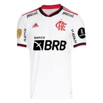 Nova Camisa Flamengo 2 Com Patch Libertadores E Todos Patrocinios Torcedor Masculina 2022 / 2023