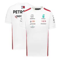 Nova camiseta oficial mercedes amg petronas f1 team 2023 branca