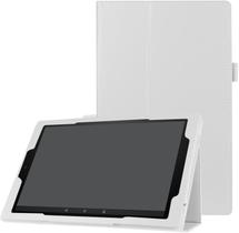 Nova capa Fire HD 10 2017/2019 Capa premium Folio Smart Stand com função de ativar/hibernar automática para o novo tablet Fire HD 10 de 10,1" (7ª e 9ª geração) (branco)