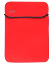 Nova Capa Laptop Neoprene Vermelha Com Cinza Sestini 10,2