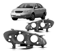 Nova Carcaça Farol Corolla 2003 a 2007 Plástico Resistente de Ótima Qualidade