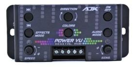 Nova Central Power Vu Ajk P/ Farol Rgb Ritmico Medidor Audio