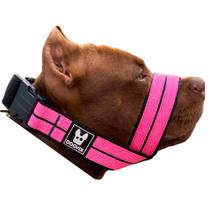 Nova Focinheira Pet Ajustável Para Cães Pitbull Regulável Confortável - DOGVIX