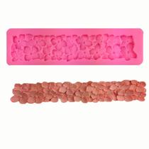 Nova forma de pétala gota molde de cola - Petal Shape Cake Edge Mold - 2pcs