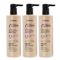 Nova Fórmula dos Cachos-Shampoo, Condicionador e Creme 3abc