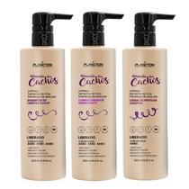 Nova Fórmula dos Cachos-Shampoo, Condicionador e Creme 4abcc Nova Fórmula dos Cachos-Shampoo, Condicionador e Creme 4abcc