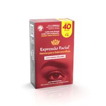 Nova Henna Expressão Facial - Castanho Escuro - 40 Aplicações (2,5g)
