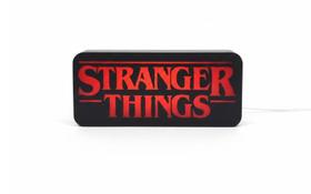 Nova Lightbox Led, Luminaria STRANGER THINGS Cor, Vermelho/Ptreto 127V